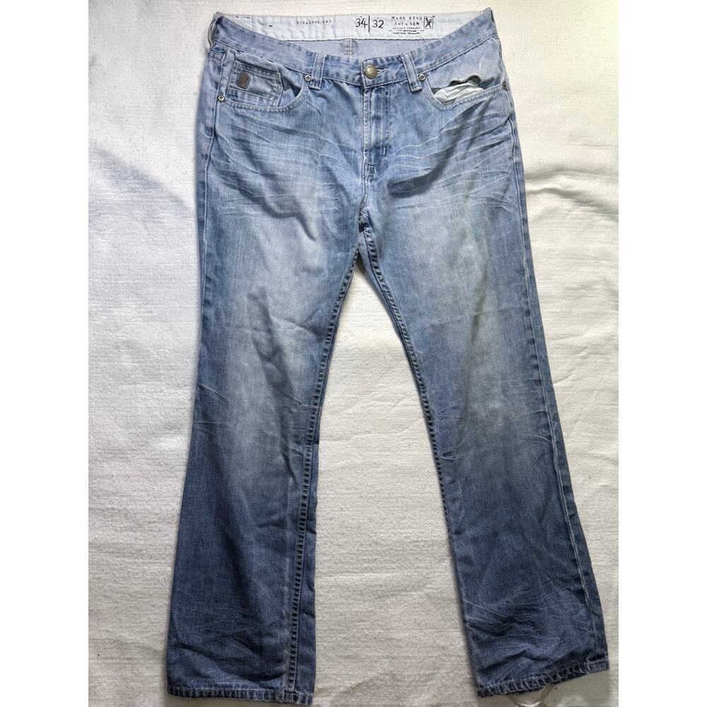 Vintage Marc Ecko Cut & Sew Men's Straight Leg Jeans (34 x 32)